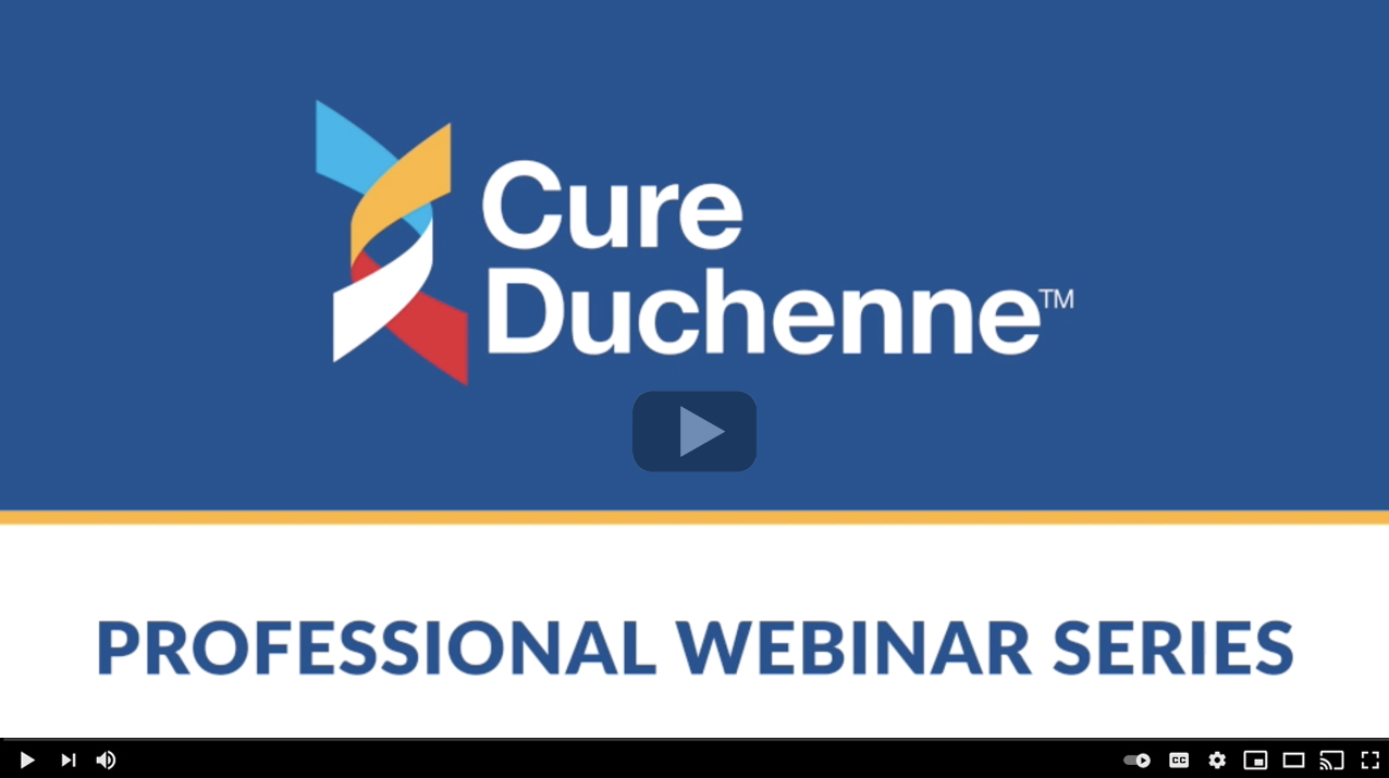 Professional Webinar Series