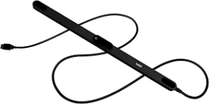 A long plastic device with a USB cable attached