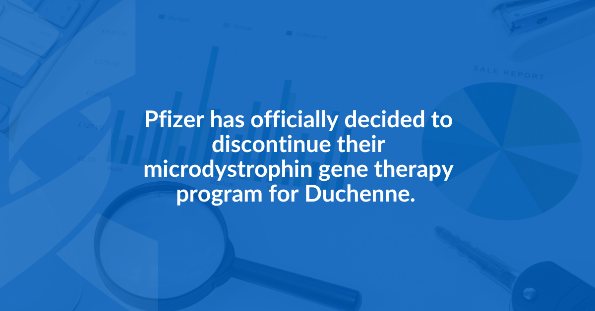 Pfizer Duchenne Program Discontinuation