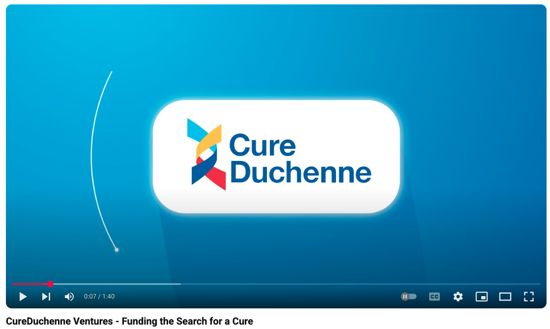 CureDuchenne Ventures video